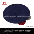 Hot Sale Women's Beret hat with Flower